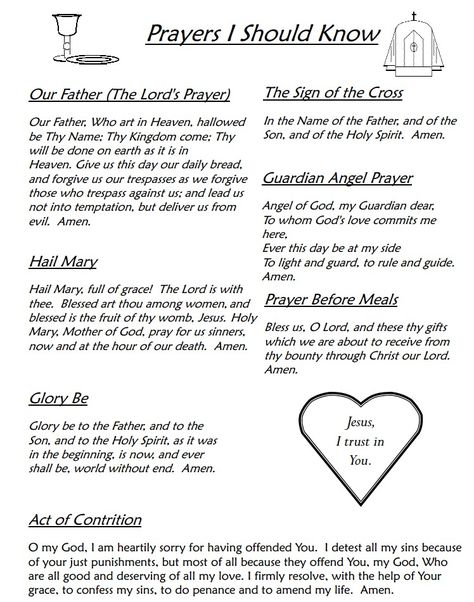 Catholic Education, Printable Prayers, Angel Prayers, Books Reference, Faith Formation, Catholic Kids, Religious Education, Faith Prayer, Catholic Prayers