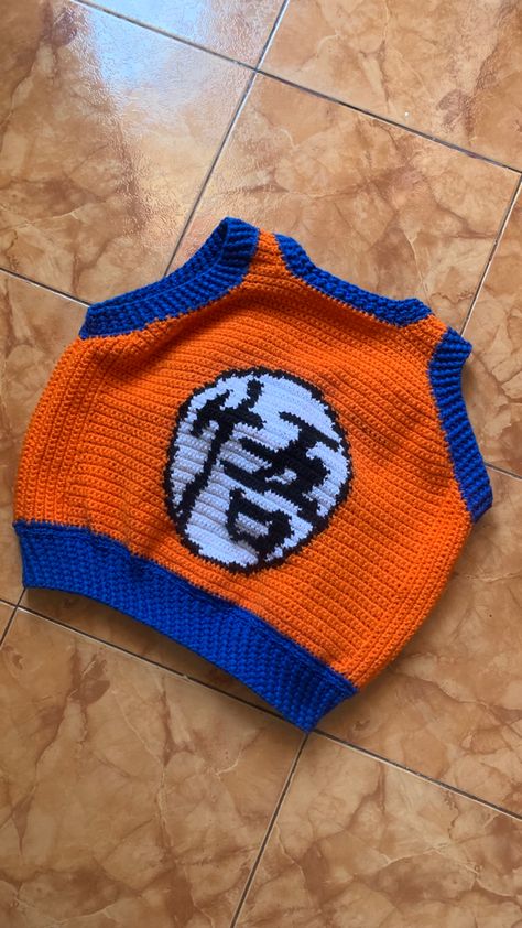 Crochet Anime Inspired, Anime Crochet Sweater, Anime Clothes Crochet, Anime Knitting Patterns, Anime Crochet Patterns Free Clothes, Crochet Cosplay Anime, Anime Inspired Crochet Clothes, Naruto Crochet Pattern Free, Naruto Crochet Pattern