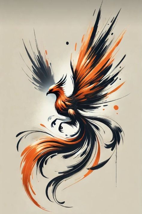 Black Phoenix Tattoo Design, Black Phoenix Art, Phoenix Dragon Tattoo, Black Phoenix Tattoo, Fenix Art, Feniks Tattoo, Phoenix Tattoo Men, Chest Neck Tattoo, Tattoo Crane