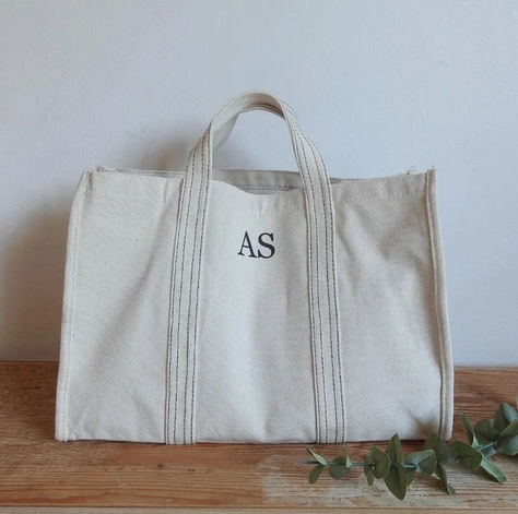 Large Personalized Canvas Tote Bag - Custom Bridesmaid Bag, Monogrammed Wedding Gift, Name Market Bag, Teacher Gift, Beach & Travel Tote Bach Gift, Gift Bag Wedding, Bachelorette Bag, Personalized Canvas Tote, Bridesmaid Gift Bags, Last Ride, Bridesmaid Bags, Bachelorette Trip, Personalized Canvas