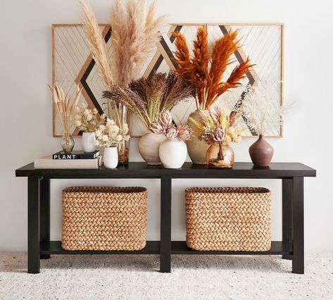 Console table with storage