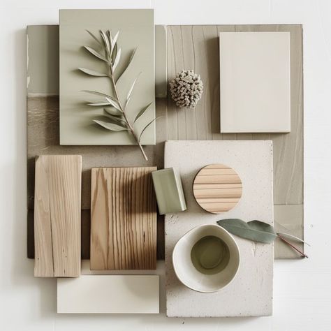 This board is all about bringing the calm and warmth of nature indoors! The soft sage green combined with warm, natural earth tones creates a peaceful, inviting atmosphere that feels grounded yet fresh. Perfect for those who want their space to feel both stylish and serene.  Are you ready to transform your home with soothing colors that evoke nature’s tranquility? Let’s bring your vision to life! ✨  #DesignInspiration #MoodBoardMagic #SageGreen #EarthTones #WakefieldDesigns Cream White And Green Aesthetic, White Sage Green Aesthetic, Green And Wood Moodboard, Wood And Green Color Palette, Green Tone Kitchen, White And Green Moodboard, Light Coloured Kitchen Ideas, Pewter Green Mood Board, Light Green And Wood Kitchen