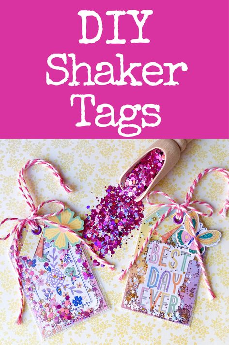 Shaker Tags Tutorial, Shaker Bookmarks, Bookmarks Tutorial, Shaker Craft, Shaker Tags, Fuse Tool, Sew Christmas, Beginner Scrapbooking, Diy Confetti