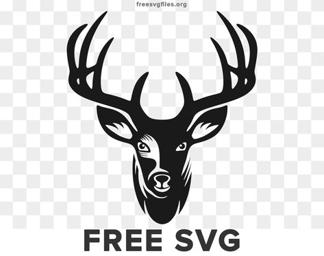 Free Deer Head Svg - Free SVG Files Deer Head Svg Free, Deer Svg Free, Deer Outline, Rooster Silhouette, Deer Head Silhouette, Spiderman Face, Reindeer Head, Buck Deer, Whitetail Bucks