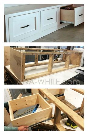 White Mudroom, Drawers Diy, Diy Bank, Diy Storage Bench, Diy Mudroom Bench, Bench With Drawers, Kabinet Dapur, Window Benches, Diy Drawers