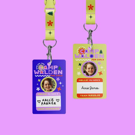 Organisation, Tags Graphic Design, Lanyard Name Tags, Name Tag Graphic Design, Name Graphic Design, Cute Name Tag Ideas, Nametag Aesthetic Design, Name Tag Design Aesthetic, Id Card Design Creative