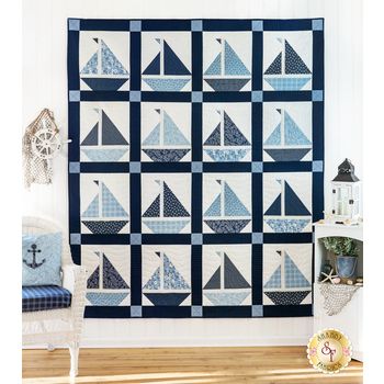 Sailboat Quilt, Boat Quilt, Camille Roskelley, Nantucket Summer, Sewing Seams, Colorful Quilt, Baby Quilt Pattern, Laser Cut Kit, Quilt As You Go