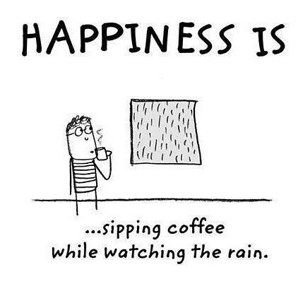 "Happiness is sipping coffee while watching the rain."🌟✨ Sometimes, happiness is so simple.🙉💗☀ Rain Status, Restaurant Quotes, Christmas Captions For Instagram, Watching The Rain, Rain And Coffee, Rain Music, Rain Quotes, Sunday Coffee, Tea Quotes