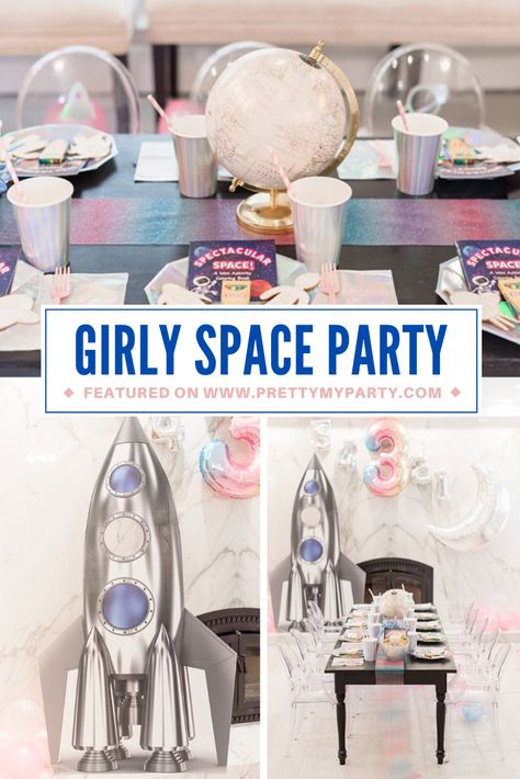 Space Party Ideas, Space Themed Birthday Party, Space Themed Party, Space Themed Birthday, Space Party Decorations, Astronaut Party, Party Ideas For Kids, Space Theme Party, Outer Space Party