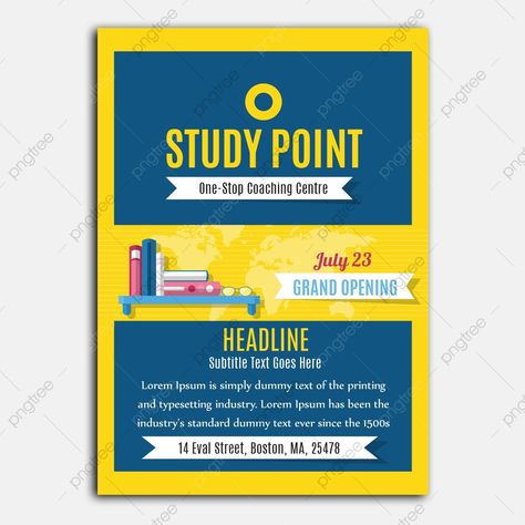 Coaching Poster Design, Class Poster Design, Banner Design Ideas, Tuition Centre, Psd Website, Coaching Center, Class Poster, School Template, Coaching Institute