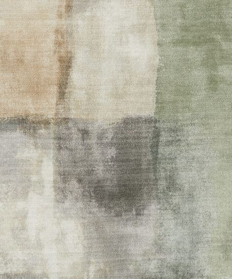 Rimoldi Painterly Tufted Rug, Large 160x230cm, Soft Grey & Green | MADE.com Garden Simple Ideas, Urban Wall Decor, Rustic Interior Design, Sage Green Living Room, Urban Wall, Interior Design Rugs, Carpet Texture, High Pile Rug