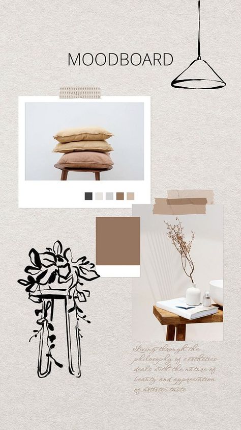 Home decoration Instagram story template | premium image by rawpixel.com / Warapon Mood Board Social Media Post, Home Decor Social Media Posts, Interior Design Mood Board Template, Interior Design Social Media Template, Interior Design Collage Mood Boards, Photo Collage Design, Simple Collage, Collage Template, Best Templates