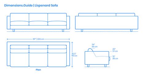 Originally designed by architect Neil Logan as a commission piece for an art collector, the Lispenard Sofa is the precursor to the 2018 Lispenard Sofa Collection. With its notably low profile, standing at a mere 26”, the pitched back and seat of this sofa make it exceptionally comfortable. Downloads online #furniture #couches #sofas #livingroom #design Couch Dimensions Cm, Furniture Dimensions Standard Cm, Sofa Elevation Drawing, Furniture Dimensions Standard, Sofa Elevation, Sofa Dimensions Cm, Sofa Plan, Autocad Layout, Modern Living Room Colors