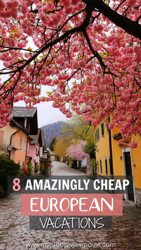 The best cheap vacations in Europe for travelers Cheap European Vacations, Affordable European Destinations, Cheap Europe Travel, Cheap Places To Travel In Europe, Best European Vacations, Cheap Europe Destinations, Budget Europe Travel, Europe Weekend Trips, Cheap Vacation Ideas