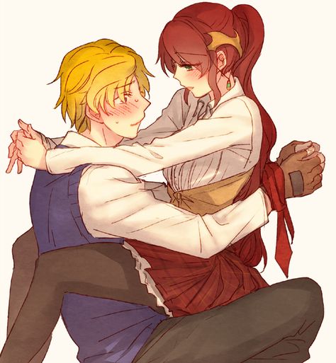 Jaune X Pyrrha, Rwby Jaune, Rwby Pyrrha, Pyrrha Nikos, Rwby Bumblebee, Fanfic Ideas, Rwby Red, Red Like Roses, Rwby Ships