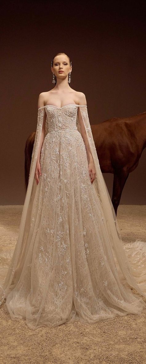 GEORGES HOBEIKA BRIDAL FALL 2023 Georges Hobeika Bridal, Dark Wedding Theme, Dark Wedding, Amazing Wedding Dress, Glam Outfit, Georges Hobeika, Fall 2023, Wedding Dress Long Sleeve, Beautiful Wedding Dresses