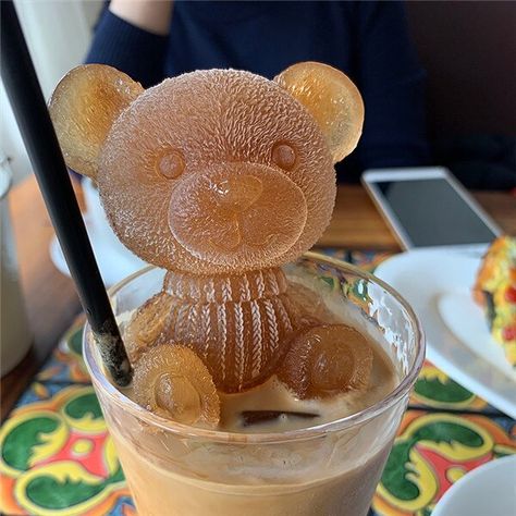 Ice Cube Maker Little bear dogShape Tray Ice Cream Tool Whiskey Wine Cocktail Ice Cube форма для льда силиконовые формы формы _ - AliExpress Mobile Silicone Ice Molds, Fruit Parfait, Ice Pop Molds, Formy Silikonowe, Ice Cream Makers, Ice Bears, Ice Cube Maker, Ice Pop, Ice Molds