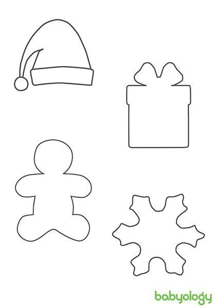 Preschool Christmas Worksheets, Christmas Shapes, December Crafts, Christmas Worksheets, Shape Templates, Christmas Hacks, Christmas Applique, Christmas Activities For Kids, Toddler Christmas