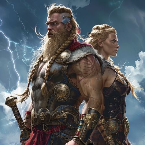 Who doesn’t love a tragic breakup? At first Freyr and Freyja were lovers. After the war between the two clans of gods the pair split up. Both Freyr and Freyja were moved to #Asgard as hostages when peace was made between Vanir and Aesir. Freyr became the husband of Gerd, while Freyja married Od, god of the sun. But Od disappeared and Freyja wandered the earth searching for him and wept tears of gold, which turned into fertile cord seeds that took root. Freyja also presided over magic, pro... Tears Of Gold, God Of The Sun, Hero Costumes, Super Hero Costumes, The Two, Love A, The Earth, Seeds, Two By Two