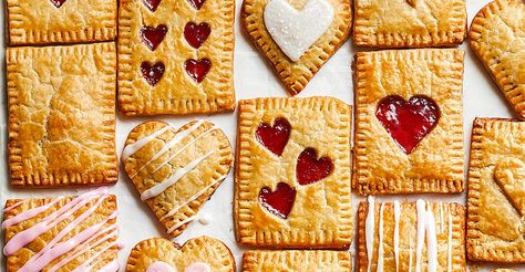 Jam-Filled Hand Pies | Better Homes & Gardens Rich Chocolate Dessert, Hand Pie Recipes, Hand Pie, Berry Pie, Heart Shaped Cookies, Chocolate Hazelnut Spread, Valentines Day Desserts, Calendar Girls, Homemade Valentines