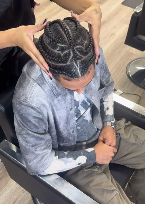 Box Braids Male, Cornrow Styles For Men, Haircut Gray Hair, Cornrow Braid Styles, Hair Braid Patterns, Boy Braids Hairstyles, Cornrow Hairstyles For Men, Braids For Boys, New Short Hairstyles