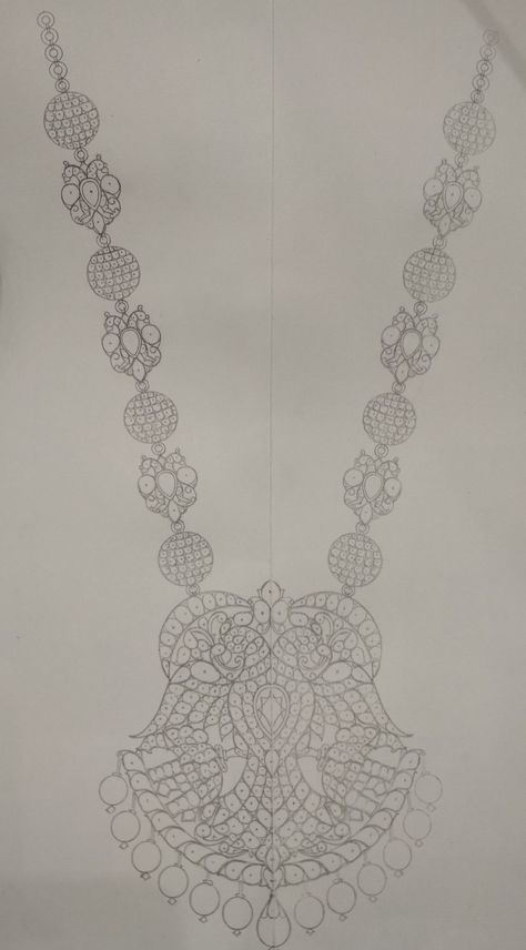 This is the new design in Antique jewellery gandabherunda Ara this is new design my creation please say something this design thank you for all Jewelry Design Drawing Necklaces, Jewellery Design Drawing, Mughal Jewellery, Accessories Design Sketch, Mughal Jewelry, Jewellery Illustration, Jewelry Rendering, Jewellery Design Sketches, Art Jewelry Design