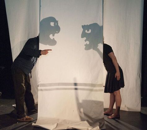 Physical Theatre, Theatre Inspiration, Shadow Theatre, Set Design Theatre, Puppet Theater, Theatre Design, Shadow Art, Shadow Play, Theatre Arts