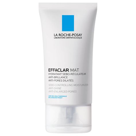 La Roche-Posay Effaclar MAT+ 40ml | Free Shipping | Lookfantastic Acne Moisturizer, Roche Posay Effaclar, La Roche Posay Effaclar, Moisturizer For Sensitive Skin, Skin Shine, Moisturizer For Oily Skin, Oil Free Moisturizers, Skin Prep, Anti Acne