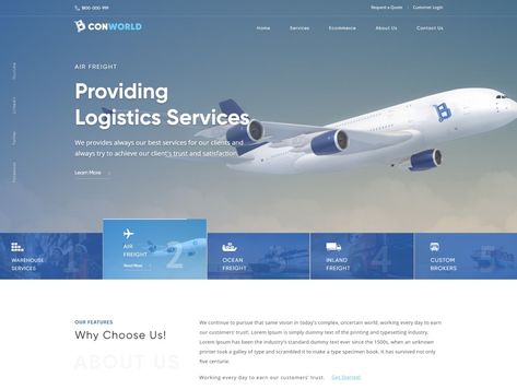 Logistics Website Design Inspiration, Logistics Design Graphics, Airport Website Design, Homepage Banner Design, Logistics Website Design, Logistics Design, 블로그 ��디자인, Travel Website Design, Desain Ui