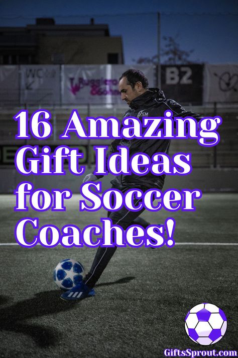 Score big with 16 amazing gift ideas for soccer coaches. Show your appreciation for their dedication and hard work with everything from personalized gear to coaching essentials. #SoccerCoachGifts #TeamAppreciation #ThankYouCoach Soccer Coach Gift Ideas, Coach Gift Ideas, Coach Appreciation Gifts, Soccer Coach Gifts, Soccer Coach, Amazing Gift Ideas, Soccer Coaching, Coach Gift, Coach Gifts