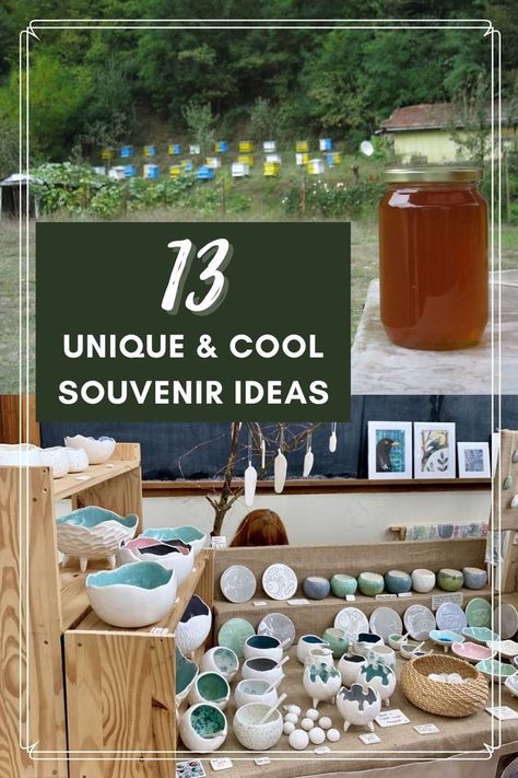 What to Buy As a Souvenir...13 Cool & Unique Travel Souvenir Ideas | This post contains inspiration for awesome and meaningful souvenirs to look for on your travels...no more cheesy or tacky souvenirs! What to buy while traveling, how to find unique souvenirs. Travel tips. Handmade Souvenirs Ideas, Travel Souvenirs Ideas, Cool Souvenirs, Souvenir Shop Design, Unique Souvenir Ideas, Historical Travel, Handmade Souvenirs, Souvenir Ideas, Beach Souvenirs