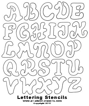 Printable Alphabet Letter Stencils Letter Stencils To Print, Free Printable Letter Stencils, Letter Stencils Printables, Stencil Lettering, Alphabet Templates, Stencil Font, Printable Alphabet Letters, Alfabet Letters, Free Printable Letters