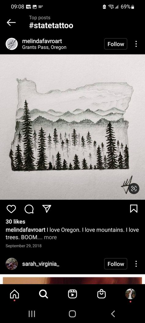 Pnw Tattoo Oregon, Goodbye Tattoo, Oregon Tattoo Ideas, Tattoo Ideas Western, Oregon Outline, Oregon Tattoo, Pnw Tattoo, Raven Costume, State Tattoos