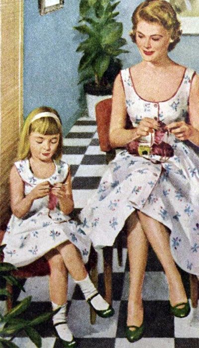 <p>What ended our love affair with Mommy and Me outfits? Is there a deeper reason behind the absence of matching mother daughter dresses?</p><img alt="" border="0" src="https://pixel.wp.com/b.gif?host=dressingvintageblog.wordpress.com&blog=93791999&post=595&subd=dressingvintageblog&ref=&feed=1" width="1" height="1" /> Knitting Illustration, Circle Skirt Outfits, Mother Daughter Dresses, Mother Daughter Dresses Matching, Vintage Housewife, Mother Daughter Dress, Vintage Blog, Look Retro, Vintage Mom