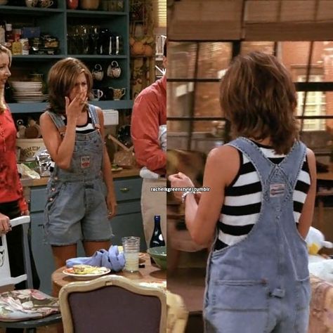 Rachel Green Overalls, Friends Rachel Outfits, Rachel Outfits, Estilo Rachel Green, Emily Ratajkowski Outfits, Rachel Green Friends, Rachel Green Style, Rachel Green Outfits, Friends Outfits