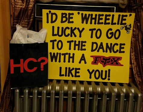 Promposal, Wheelie Lucky Dance Proposal Ideas, Dance Proposal, Proposal Ideas