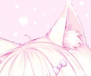 Pastel Pink Banner, Puppy Girl, Pink Banner, Kawaii Aesthetic, Discord Server, Cat Ears, We Heart It, Lost, Anime