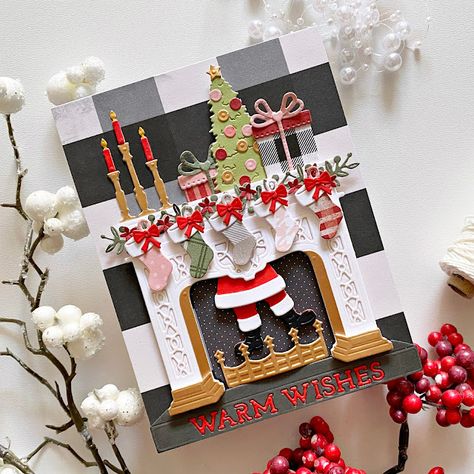 Spellbinders Christmas Cards, Spellbinders Dies, Interactive Card, Paige Evans, Month October, Christmas Card Art, Spellbinders Cards, Paper Crafts Card, Christmas Holiday Cards