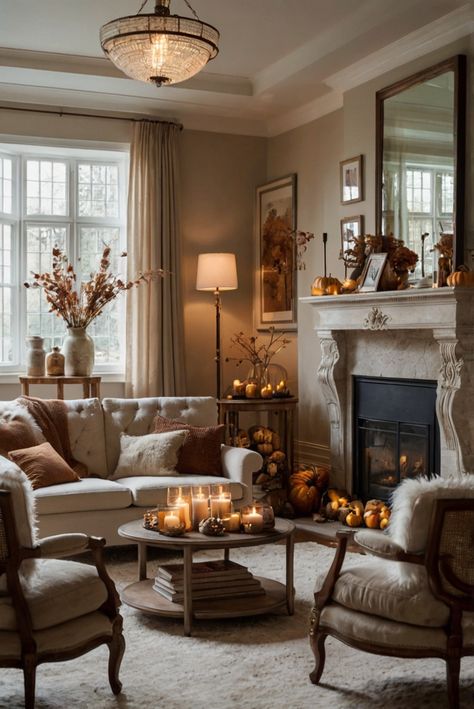 Fall Furniture , Autumn Cozy Fall ,Decor Easy Fall ,
Decor Neutral Fall ,Decor Fall ,Decor Inspiration ,Fall Decor Ideas Cream Living Rooms Ideas, Cosy Luxury Living Room, Living Room Autumn Decor, Autumn House Interior, Fall Living Room Decor Autumn, Autumn Aesthetic Home, Luxurious Living Room Decor, Thanksgiving Living Room, Victorian Living Room Decor