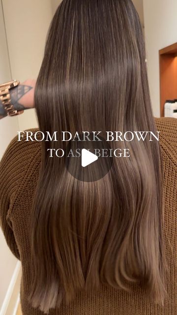 Balayage, Level 6 Cool Brown Hair, Baby Lights Brunettes, Level 7 Mushroom Brown, Levels Of Brown Hair Chart, Toned Brown Hair Before And After, Level 8 Brown Hair, Light Brown Brunette Hair, Dark Brown Hair And Brown Eyes