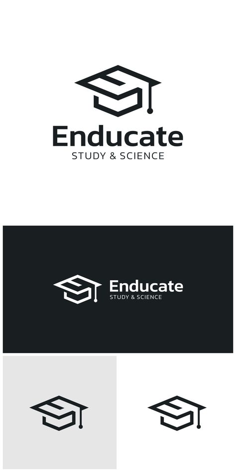 Enducate company. Academic gown + Initials letter E for (Enducate). Education simple minimalist logo. | You can find my services on the linktree link in my profile. Academic Logo Design, Graduation Logo, Academic Gown, Navy Federal, Education Logo Design, Academy Logo, Expect Nothing, Designer Portfolio, Online Academy