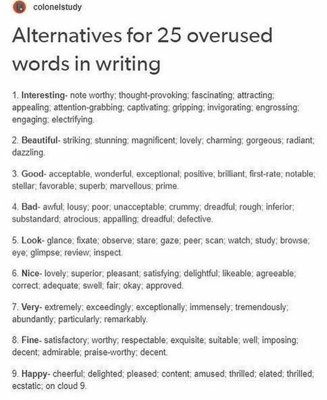 Setting Writing, English Synonyms, English Essays, Overused Words, Writing Design, Writing Dialogue Prompts, Creative Writing Tips, Essay Writing Skills, Writing Board