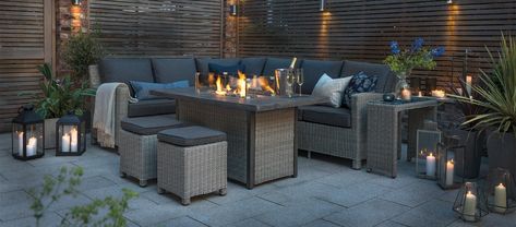 Kettler Garden Furniture, Garden Diy Furniture, Design Per Patio, Moderne Have, Outdoor Sofa Set, Backyard Seating, Outdoor Sofa Sets, Diy Garden Furniture, Garden Furniture Sets