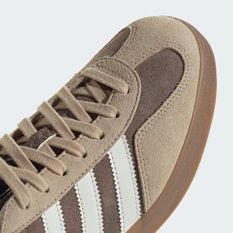 adidas Gazelle Indoor Shoes - Brown | Free Shipping with adiClub | adidas US Brown Gazelle, Brown Tennis, Adidas Samba Women, Adidas Gazelle Indoor, Low Cut Shoes, Indoor Shoes, Adidas Shoes Women, White Magic, Adidas Shop