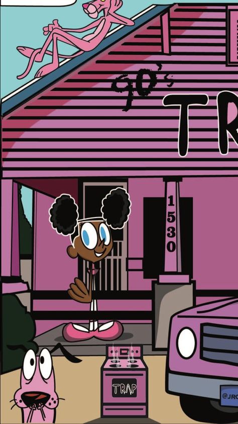 Trap Phone Wallpaper, Hood Trap House Aesthetic, Trap House Wallpaper, Trap House Drawing, Trap Pictures, Trap Princess, Trap Drawing, City Clothes, Trap Art