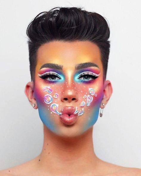 Pinterest | @ Haleyyxoo† Extreme Make-up, Fantasy Make-up, Make Up Designs, Drag Make-up, Bright Makeup, Face Art Makeup, Beauty Make-up, Creative Eye Makeup, Crazy Makeup