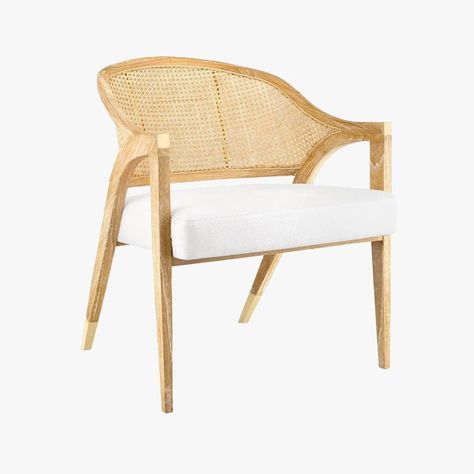 Based off the famed Jeanneret Chandigarh chair, the Harlan is a classic yet simple design made of teak and caning.  Dimensions: 21" W x 24" D x 35" H Material: Teak with cane seat and back  Download Tear Sheet Natural Furniture, Bungalow 5, Rustic Country Home, Coastal Boho, Classical Design, Urban Loft, Woven Rattan, Loft Spaces, Linen Cushion