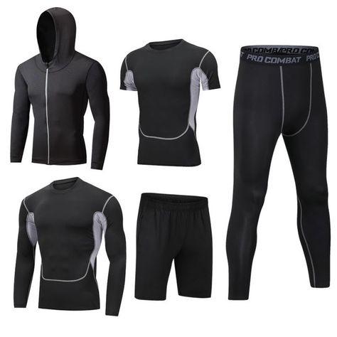 Stay cool and comfortable with our New 5-Piece Quick Drying Suit—the perfect blend of style and performance for your gym sessions and leisure sports! This lightweight, breathable set is designed to wick away moisture, keeping you dry and fresh, whether you're hitting the gym, going for a run, or just enjoying a casual day out. It’s the ultimate workout gear for fitness enthusiasts who value both function and fashion. 🏃‍♂️ Ready to upgrade your sportswear? 👉 [Shop Now] and experience next-lev... Gym Tights, Sports Gym, Workout Session, Sports Hoodies, Tracksuit Set, Sports Wear, Sport Gym, Sports Suit, Running Clothes