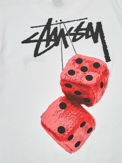 Stussy Dice, Fuzzy Dice, Stussy Logo, Clothing Brand Logos, Sleeve Model, City Design, 7 And 7, 9 And 10, Clothing Brand