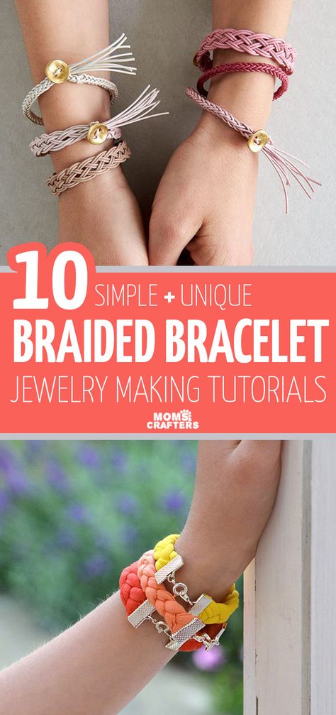 Braid Bracelet Diy, Bracelet Diy Ideas, Bracelets Braided, Seed Bead Tutorials, Braid Bracelet, Braided Bracelet Diy, Diy Jewelry Holder, Diy Braids, Diy Jewelry Projects